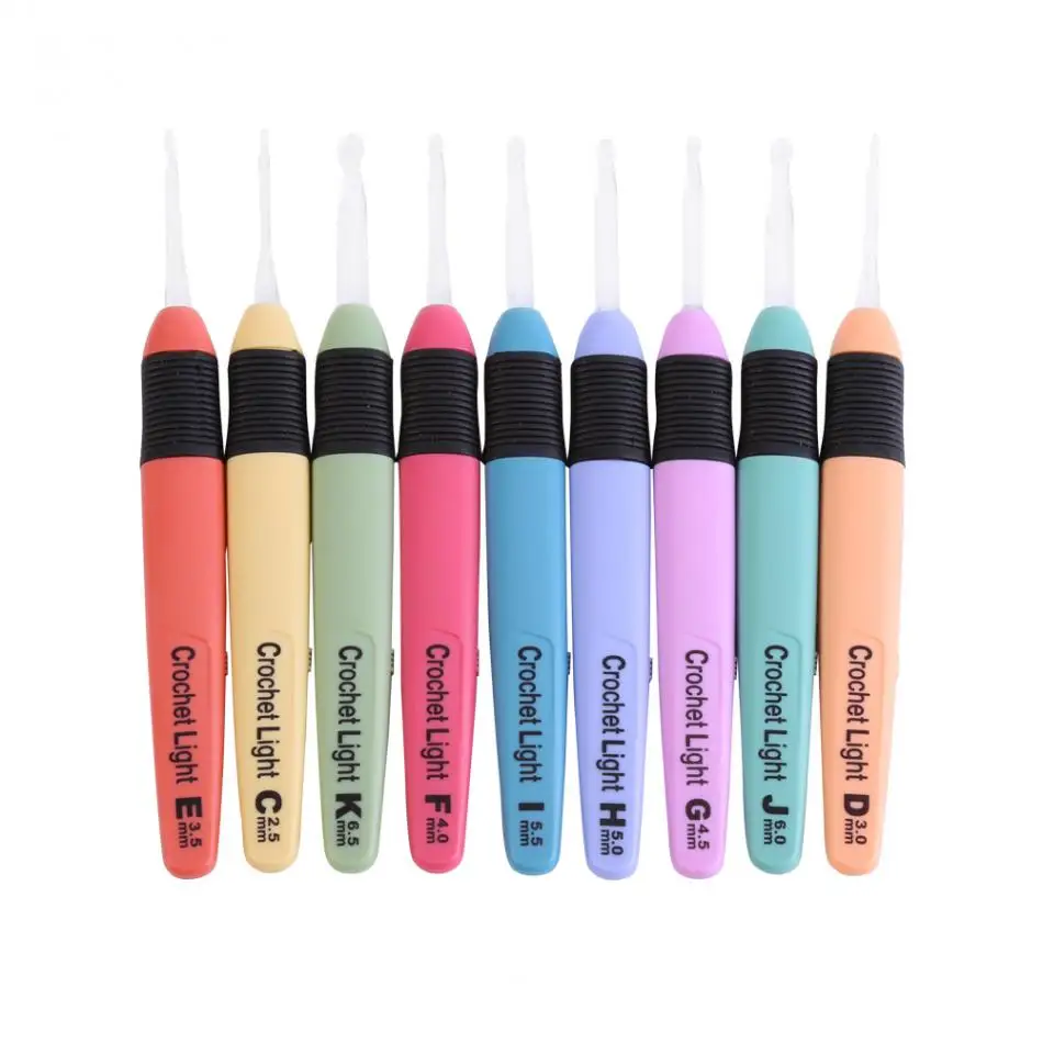 2.5~6.5mm Crochet Hooks With Led Plastic Handle Knitting Needles Set Light Needle Sewing Accessories Kit Multicolour Sewing Tool
2.5~6.5mm Crochet Hooks With Led Plastic Handle Knitting Needles Set Light Needle Sewing Accessories Kit Multicolour Sewing Tool