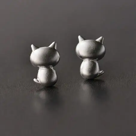 925 Sterling Silver Three-dimensional Animal Kitten Cat Stud Earrings For Women Girls Sterling-silver-jewelry VES6047
925 Sterling Silver Three-dimensional Animal Kitten Cat Stud Earrings For Women Girls Sterling-silver-jewelry VES6047