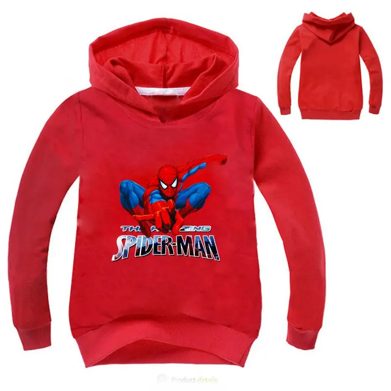 Kids Hoodies Spiderman Boys Sweatshirt Long Sleeve Boys Jacket Outwear Hoodies Costumes Clothes Shirts Children's Sweatshirts
Kids Hoodies Spiderman Boys Sweatshirt Long Sleeve Boys Jacket Outwear Hoodies Costumes Clothes Shirts Children's Sweatshirts