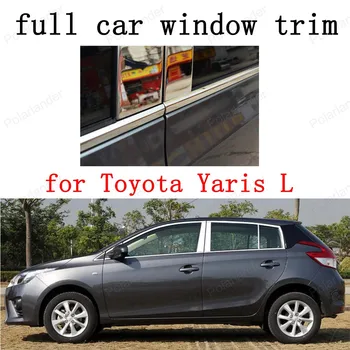 Car Exterior Accessories Stainless Steel full Window Trim for Toyota Yaris L Decoration Strips car styling
Car Exterior Accessories Stainless Steel full Window Trim for Toyota Yaris L Decoration Strips car styling