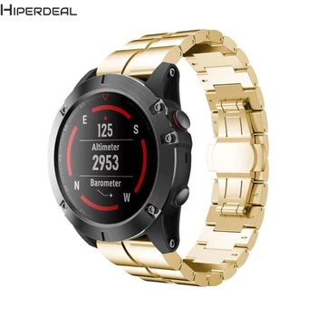 HIPERDEAL New Stainless Steel Bracelet Quick Release Band Strap For Garmin Fenix 3 / HR Watch Hot 17Dec16 Drop Ship F
HIPERDEAL New Stainless Steel Bracelet Quick Release Band Strap For Garmin Fenix 3 / HR Watch Hot 17Dec16 Drop Ship F