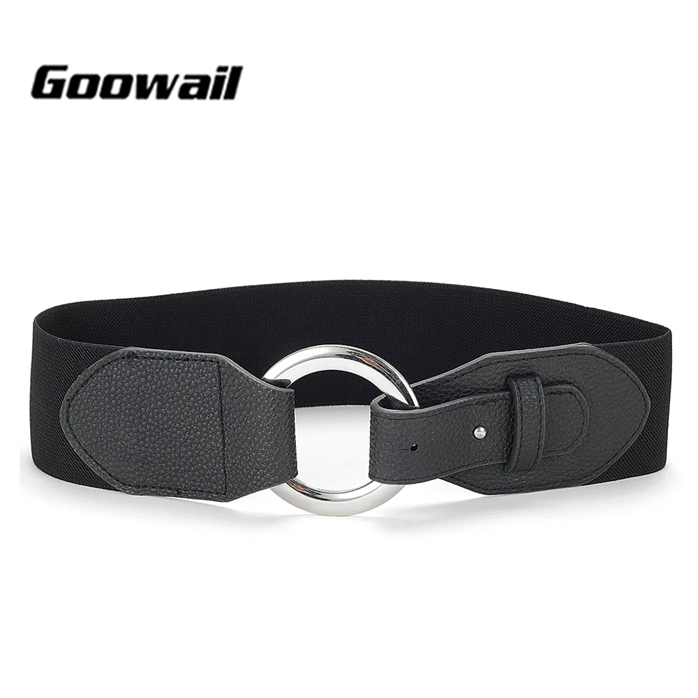 Goowail 2019 new fashion circle buckle stretch belt for women Wide Waist Belt for female dress Accessories
Goowail 2019 new fashion circle buckle stretch belt for women Wide Waist Belt for female dress Accessories