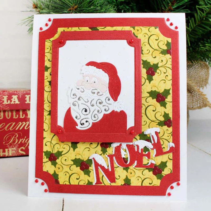 Christmas Cuties Santa Metal Cutting Dies Stencil for DIY Scrapbooking Photo Album Embossing Paper Cards Making Decorative Craft
Christmas Cuties Santa Metal Cutting Dies Stencil for DIY Scrapbooking Photo Album Embossing Paper Cards Making Decorative Craft