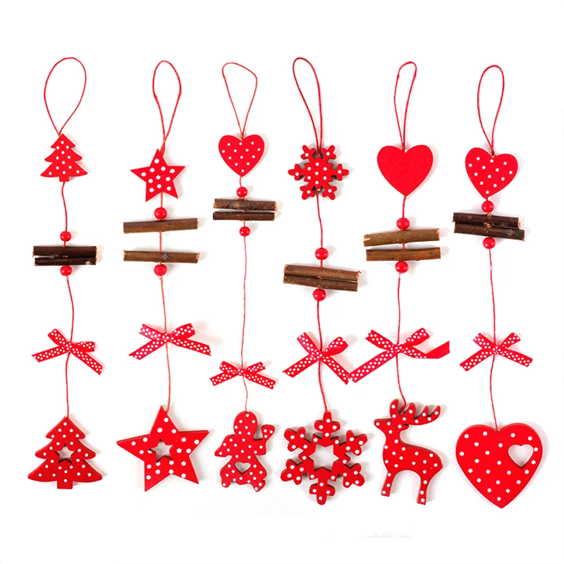 Cevent 6pcs/lot Wooden Christmas Ornament Decorations Christmas Tree String Pendant Happy New Year Xmas Home Decoration Gifts
Cevent 6pcs/lot Wooden Christmas Ornament Decorations Christmas Tree String Pendant Happy New Year Xmas Home Decoration Gifts