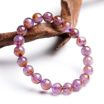 9mm Natural Cacoxenite Rutilated Quartz Crystal Stretch Clear Round Bead Bracelet Women Lady
9mm Natural Cacoxenite Rutilated Quartz Crystal Stretch Clear Round Bead Bracelet Women Lady
