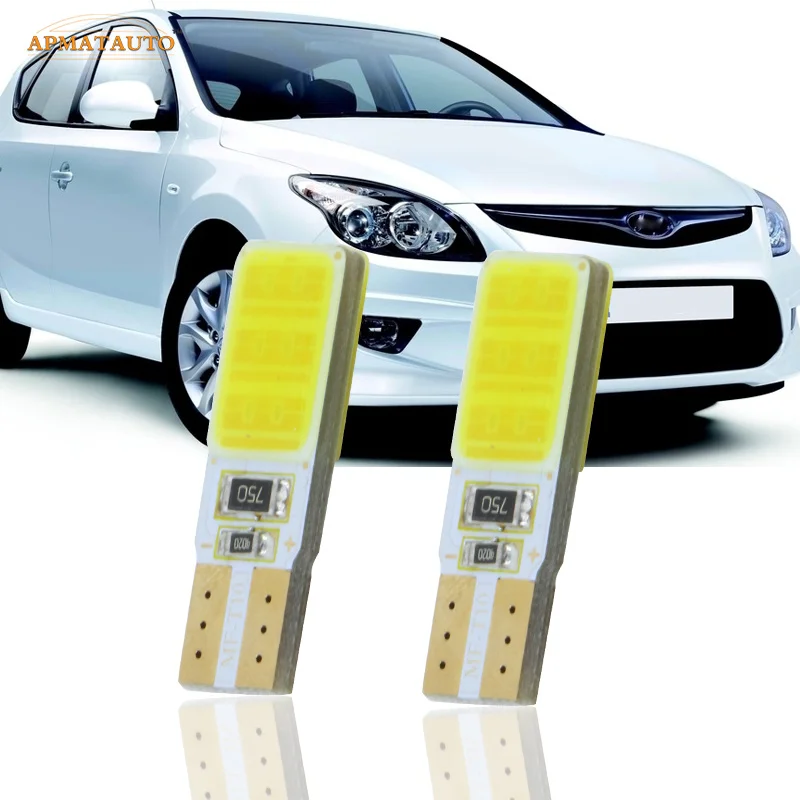 2x T10 W5W For SAMSUNG COB Chip LED Side Parking Lights Marker Lamps Bulb For Hyundai Solaris Elantra Veloster Tucson Genesis
2x T10 W5W For SAMSUNG COB Chip LED Side Parking Lights Marker Lamps Bulb For Hyundai Solaris Elantra Veloster Tucson Genesis