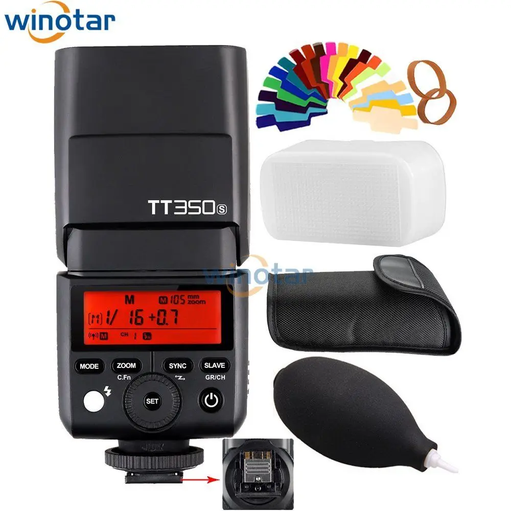 godox mini TT350s camera flash ttl speedlite hss gn36 for sony a6000 a6500 mirrorless dslr camera a7 a58 a99 a77II a7rii
godox mini TT350s camera flash ttl speedlite hss gn36 for sony a6000 a6500 mirrorless dslr camera a7 a58 a99 a77II a7rii