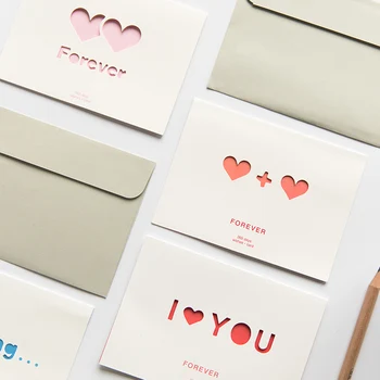 1pc Creative Hollow love word heart greeting card Wedding thanks birthday card paper Wedding Party supplies
1pc Creative Hollow love word heart greeting card Wedding thanks birthday card paper Wedding Party supplies