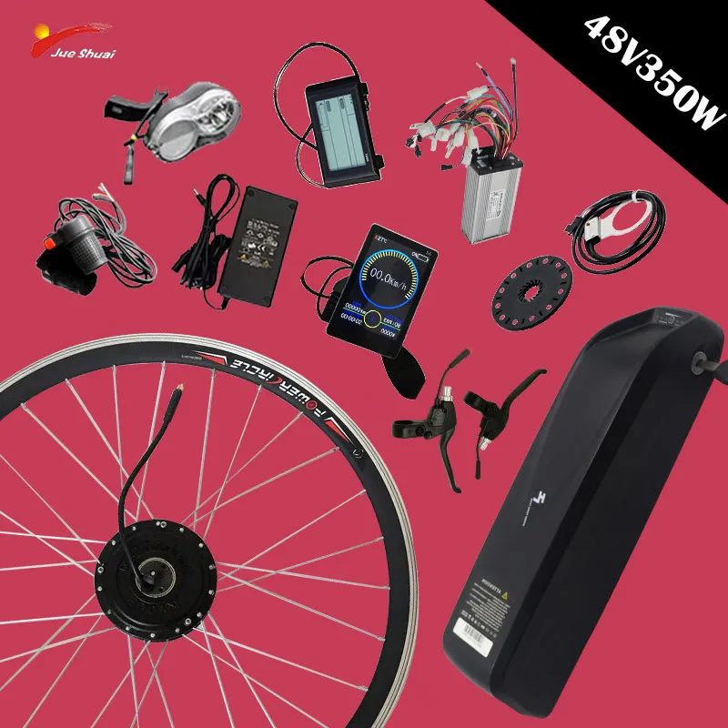 48V350W Electric Bike Conversion Kit Front Wheel Samsung/LG 48V Battery Brushless Gear Motor for 26"700C ebike bicicleta eléctr
48V350W Electric Bike Conversion Kit Front Wheel Samsung/LG 48V Battery Brushless Gear Motor for 26"700C ebike bicicleta eléctr