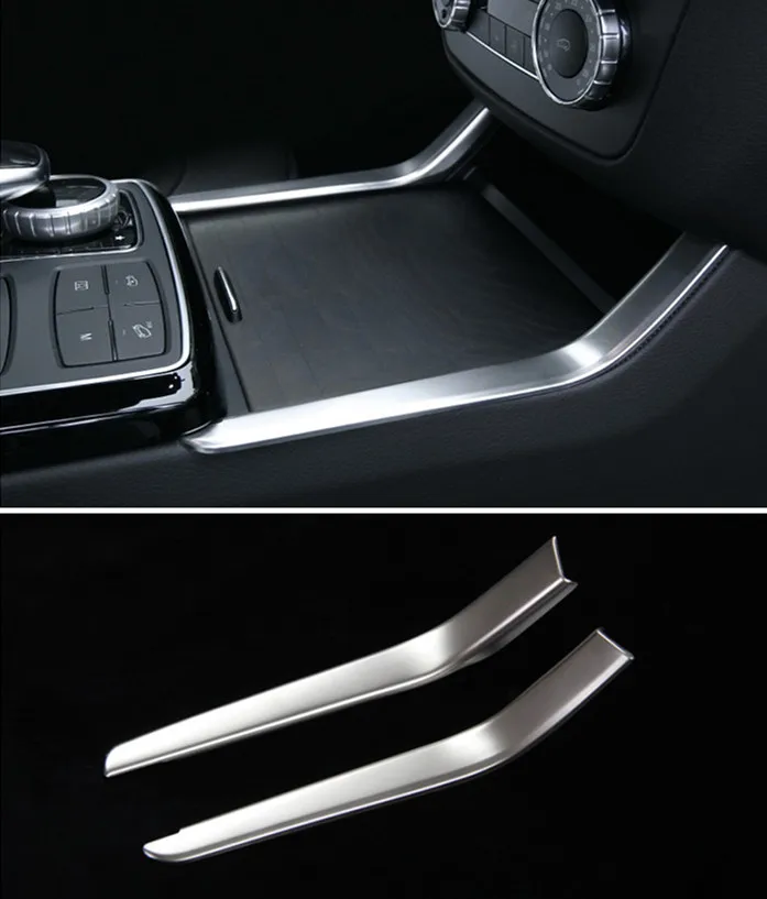 Stainless steel Interior Middle Control Water Cup holder decorative trim strips for Mercedes Benz GLE,ML,GL,GLS Car styling
Stainless steel Interior Middle Control Water Cup holder decorative trim strips for Mercedes Benz GLE,ML,GL,GLS Car styling