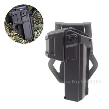 Tactical Pistol Holsters for Glock 17 with Flashlight or Laser Mounted Right Hand Waist Belt Gun Holster
Tactical Pistol Holsters for Glock 17 with Flashlight or Laser Mounted Right Hand Waist Belt Gun Holster