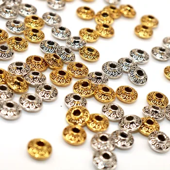 6MM Silver Gold Alloy Beads Metal Vintage Silver color Loose Beads Spacer Beads Handmade charm Jewelry Accessories hloe 1.5mm
6MM Silver Gold Alloy Beads Metal Vintage Silver color Loose Beads Spacer Beads Handmade charm Jewelry Accessories hloe 1.5mm