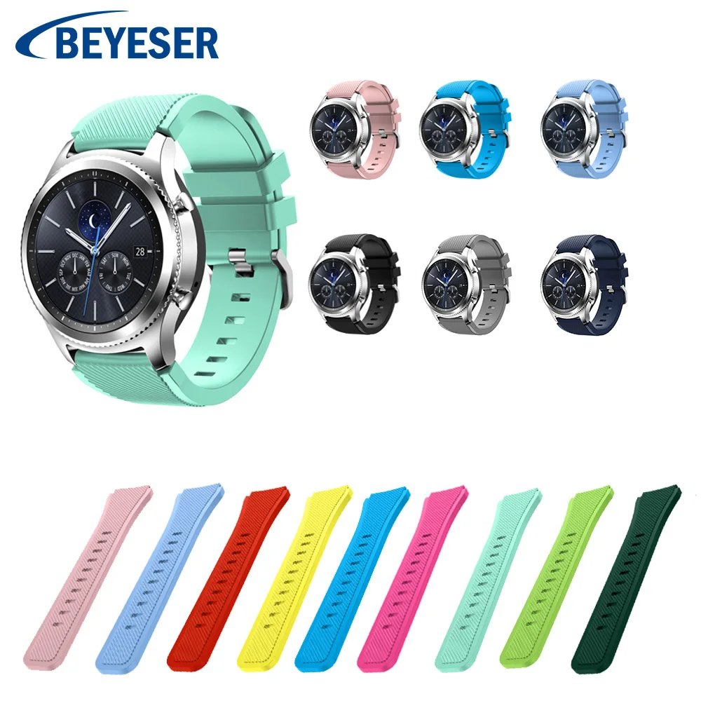 22mm silicone watch band strap For Samsung Galaxy S3 Frontier Classic strap Replacemet Wristband for Samsung Gear sport S3 bands
22mm silicone watch band strap For Samsung Galaxy S3 Frontier Classic strap Replacemet Wristband for Samsung Gear sport S3 bands