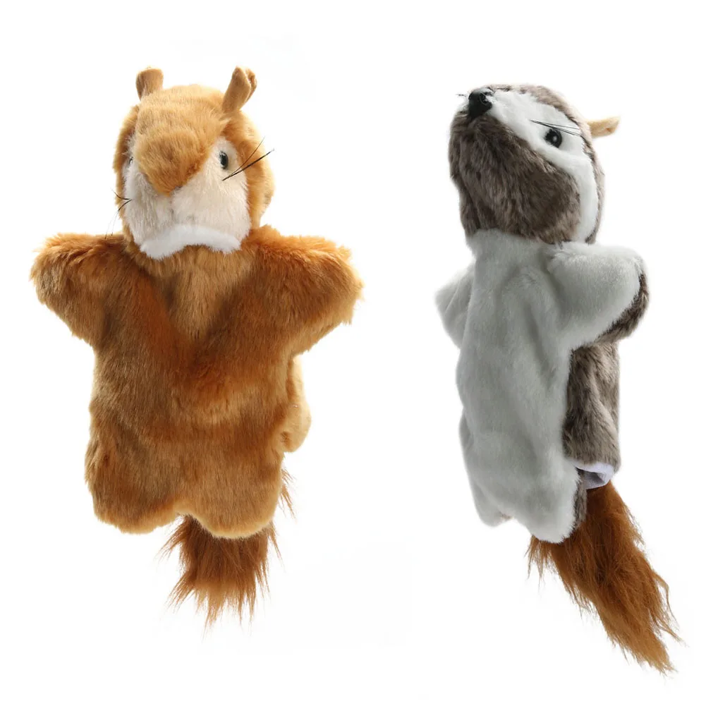 Cute Squirrel Hand Puppet Baby Kids Developmental Soft Cartoon Doll Plush Toy Game Playing Hand Puppet for Children
Cute Squirrel Hand Puppet Baby Kids Developmental Soft Cartoon Doll Plush Toy Game Playing Hand Puppet for Children
