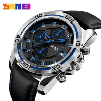 SKMEI Quartz Watch Mens Watches Top Brand Luxury Chronograph Clock Men Sport Waterproof Leather Wristwatch relogio masculino
SKMEI Quartz Watch Mens Watches Top Brand Luxury Chronograph Clock Men Sport Waterproof Leather Wristwatch relogio masculino