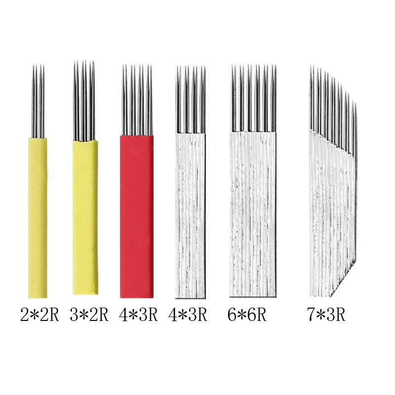 Shading needle microblading4 Rows R3 Round Needles Eyebrow & Lips Microblading Tebori blade Accessories Tool
Shading needle microblading4 Rows R3 Round Needles Eyebrow & Lips Microblading Tebori blade Accessories Tool