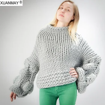 Fashion design Pure Hand-made Blue Thick Sweater Autumn Thick Warm Long sleeve pullover Sweater Large size 5XL Women's sweater
Fashion design Pure Hand-made Blue Thick Sweater Autumn Thick Warm Long sleeve pullover Sweater Large size 5XL Women's sweater