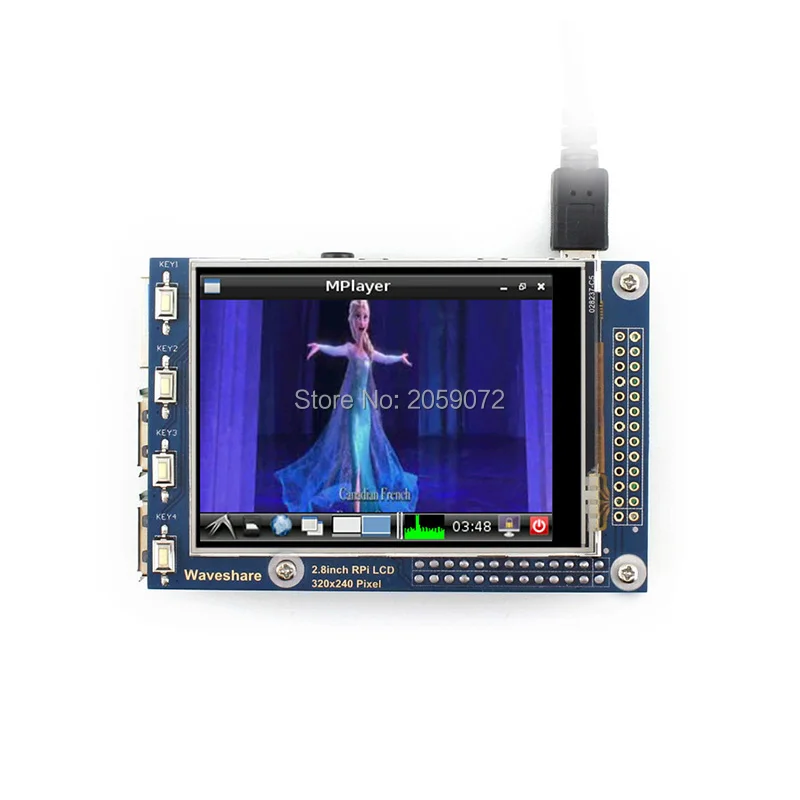 Raspberry Pi 3 module B/2B/B+/A+ 2.8 inch Touchscreen,48MHZ high speed Display LCD
Raspberry Pi 3 module B/2B/B+/A+ 2.8 inch Touchscreen,48MHZ high speed Display LCD