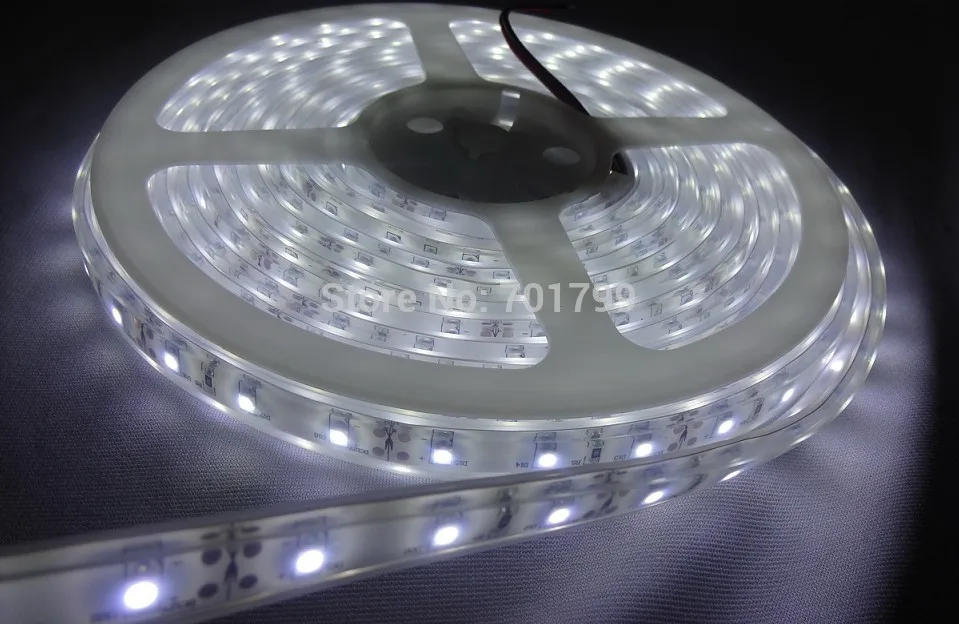 

LED strip 3528 SMD 12V flexible light 60LED/m,5m 300LED,White,White warm,Blue,Green,Red,Yellow;pink;with epoxy resin filled;IP68