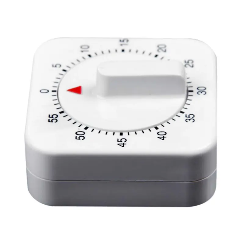 Effectived Novelty Alarm Clock for Kitchen White Square Mechanical Timer 60-Minute Reminder Counting Count Down 2017
Effectived Novelty Alarm Clock for Kitchen White Square Mechanical Timer 60-Minute Reminder Counting Count Down 2017