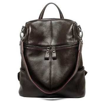 Multi-functional Genuine Leather Cowhide Women Men Backpacks Travel Shoulder Bag Backpack Bagpack Schoolbag Business Daypacks
Multi-functional Genuine Leather Cowhide Women Men Backpacks Travel Shoulder Bag Backpack Bagpack Schoolbag Business Daypacks