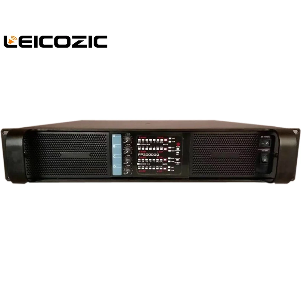 Leicozic 20000q 4 channel amplifier professional 2200W*4 high power amplifier switching power supply for subwoofer amplifiers
Leicozic 20000q 4 channel amplifier professional 2200W*4 high power amplifier switching power supply for subwoofer amplifiers
