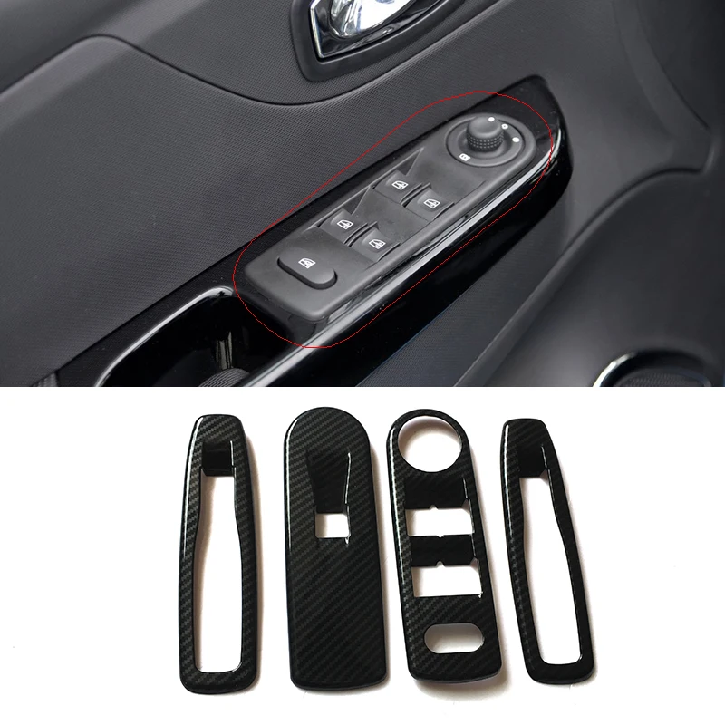 Car ABS door Window glass inner panel Armrest Lift Switch Button trim frame part 4pcs For Renault Captur 2013 2014 2015 2016
Car ABS door Window glass inner panel Armrest Lift Switch Button trim frame part 4pcs For Renault Captur 2013 2014 2015 2016