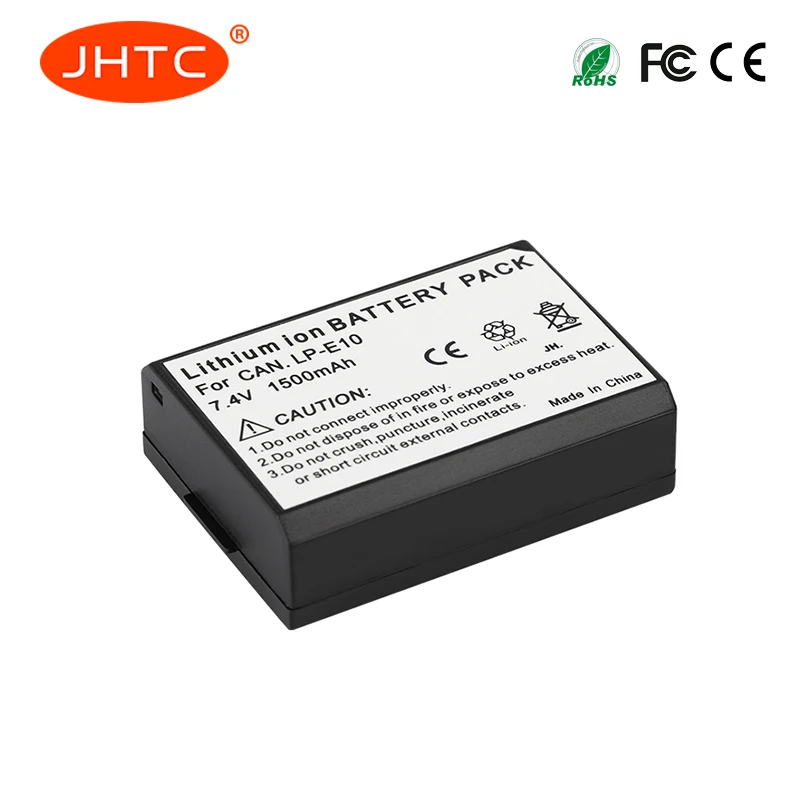 JHTC 1Pc 1500mAh LP-E10 LP E10 LPE10 Digital Camera Battery For Canon 1100D 1200D 1300D Rebel T3 T5 KISS X50 X70 Battery
JHTC 1Pc 1500mAh LP-E10 LP E10 LPE10 Digital Camera Battery For Canon 1100D 1200D 1300D Rebel T3 T5 KISS X50 X70 Battery