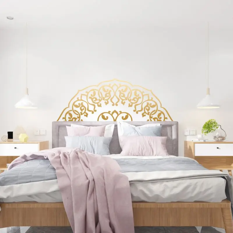PVC Wall Decal Half Mandala Wall Mural Yoga Lover Gift Home Headboard Decor Half Mandala Design Car Window Stickers
PVC Wall Decal Half Mandala Wall Mural Yoga Lover Gift Home Headboard Decor Half Mandala Design Car Window Stickers