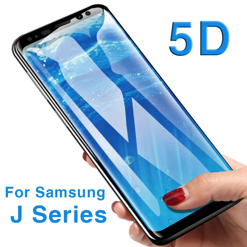 5d Защитное стекло для Samsung Galaxy J3 J5 J7 2017 года J4 J6 J8 2018 закаленное на J 3 5 7 4 6 8 3j 5j 7j 4j 6j 8j