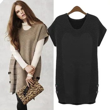 Plus Size 5XL 2017 New Fashion Women Sweater Loosen Slimming Women long Pullover Short Sleeve Women Winter Pullovers XB229
Plus Size 5XL 2017 New Fashion Women Sweater Loosen Slimming Women long Pullover Short Sleeve Women Winter Pullovers XB229