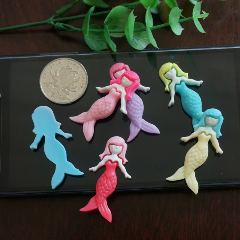 MRHUANG mix colour 10pcs Cute Resin Mermaid Cabochons Decoration for Scrapbook Phone DIY kid Hair Bow Ribbon Accessory
MRHUANG mix colour 10pcs Cute Resin Mermaid Cabochons Decoration for Scrapbook Phone DIY kid Hair Bow Ribbon Accessory