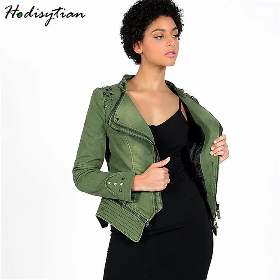 Women Denim Jacket Rivet Punk Style Slim Zipper Vintage Motorcycle Jacket Casaco Feminina Jaqueta Coat Outerwear Plus Size 6XL
Women Denim Jacket Rivet Punk Style Slim Zipper Vintage Motorcycle Jacket Casaco Feminina Jaqueta Coat Outerwear Plus Size 6XL