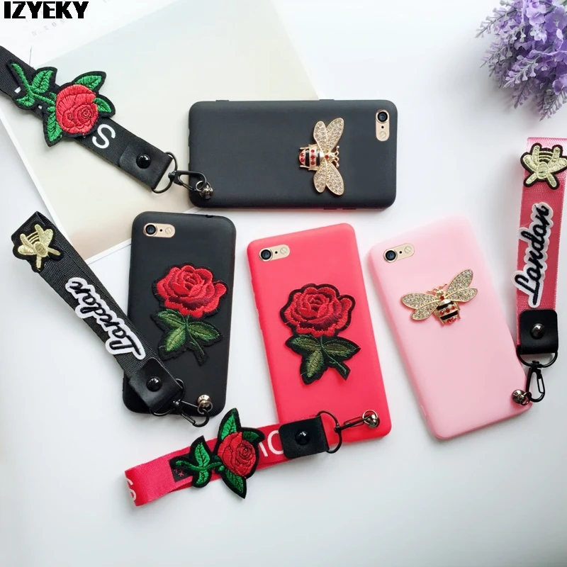IZYEKY Silicone phone cover case For Samsung galaxy A50 A30 A10 A20 A40 A60 A70 M10 M20 M30 S10 Lite Plus embroidery Rose strap
IZYEKY Silicone phone cover case For Samsung galaxy A50 A30 A10 A20 A40 A60 A70 M10 M20 M30 S10 Lite Plus embroidery Rose strap