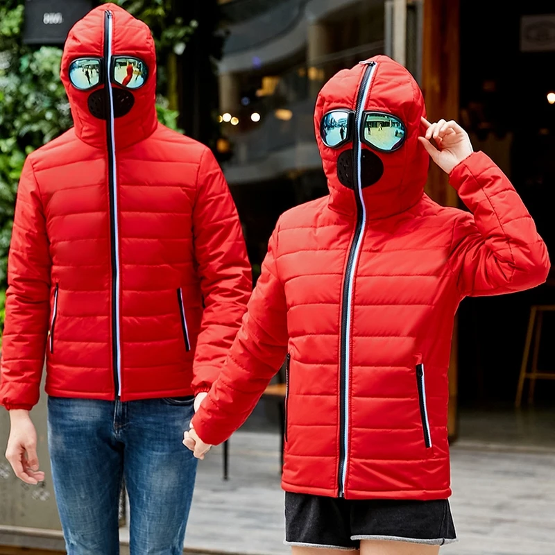 With Glasses Winter Jackets Men Hooded Padded Mens Warm Windproof Quilted Jacket Male Coats and Jackets Homme Plus Size M-3XL 
With Glasses Winter Jackets Men Hooded Padded Mens Warm Windproof Quilted Jacket Male Coats and Jackets Homme Plus Size M-3XL