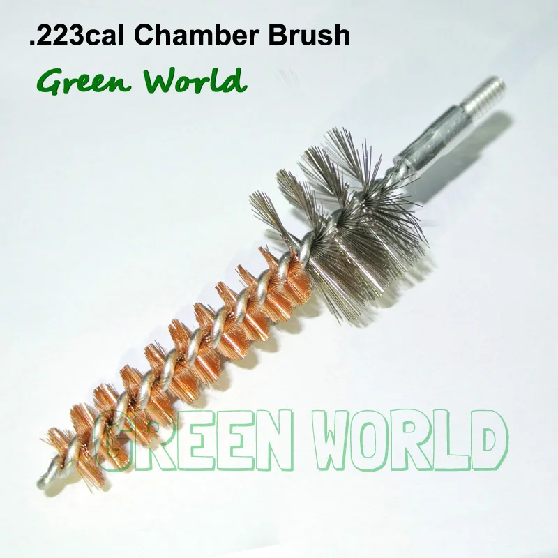 Green World 5pcs/lot .223cal Phosphor Bronze Chamber Brush,gun Clean Brush,Thread 8-32
Green World 5pcs/lot .223cal Phosphor Bronze Chamber Brush,gun Clean Brush,Thread 8-32