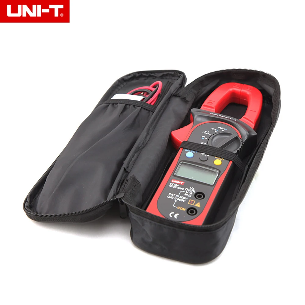 UNI-T UT204 3 3/4 Digit True RMS Auto Range Digital Clamp Meter for 40~400A AC/DC Current Measurement
UNI-T UT204 3 3/4 Digit True RMS Auto Range Digital Clamp Meter for 40~400A AC/DC Current Measurement