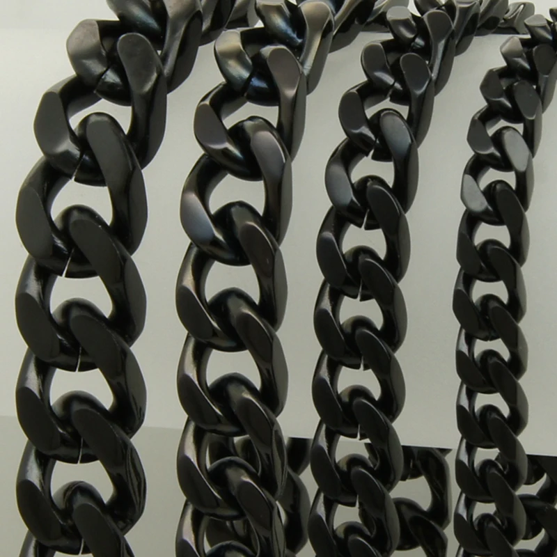 10mm width 103g classic curb link ipb black plating men/boy 316L stainless steel necklace 1pc
10mm width 103g classic curb link ipb black plating men/boy 316L stainless steel necklace 1pc