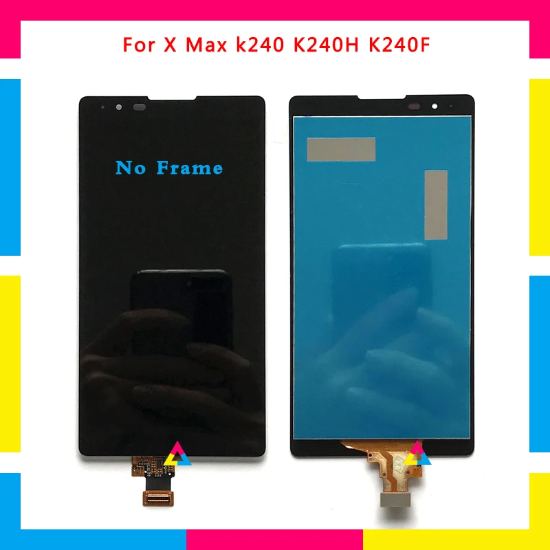 LCD Display Screen With Touch Screen Digitizer Assembly For LG X Max k240 K240H K240F Black White No Frame or with Frame
LCD Display Screen With Touch Screen Digitizer Assembly For LG X Max k240 K240H K240F Black White No Frame or with Frame