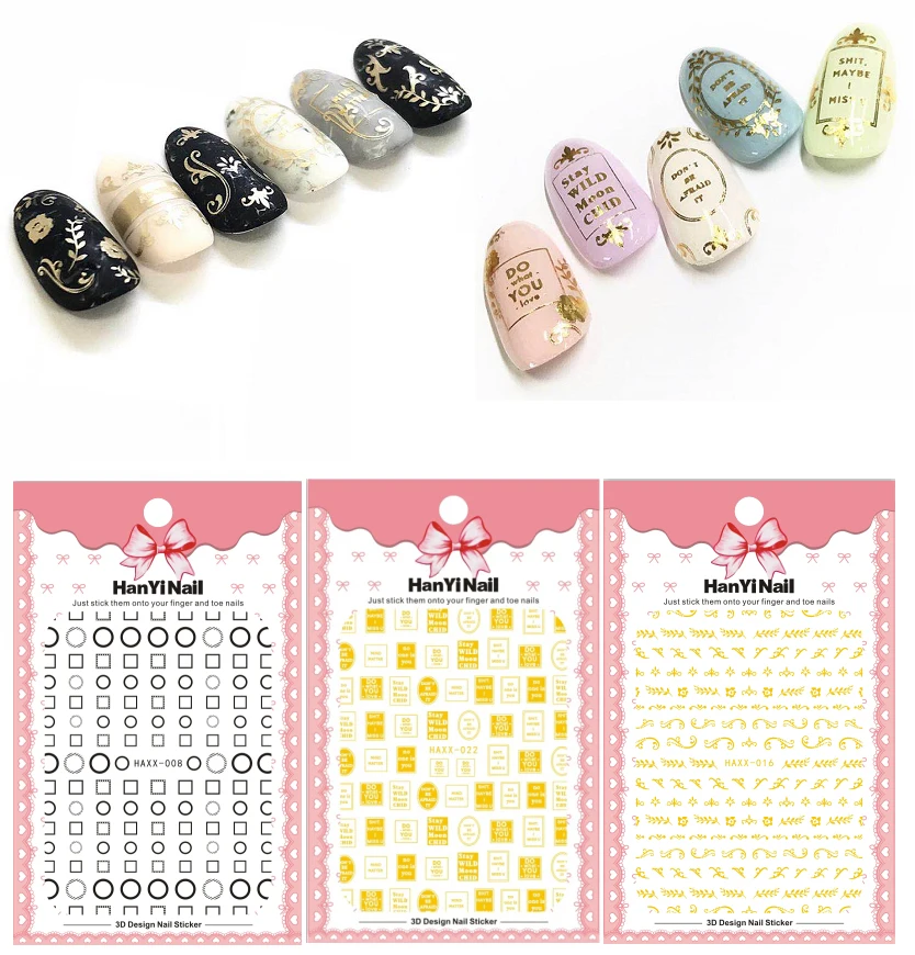 Fashion Types, 1 Sheet Nails Art Manicure Back Glue Decal Decorations Design Nail Sticker For Nails Tips Beauty
Fashion Types, 1 Sheet Nails Art Manicure Back Glue Decal Decorations Design Nail Sticker For Nails Tips Beauty