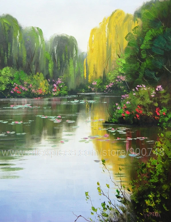 Monet Lily Pond Liles Flowers Lake oil painting Impressionism Huge Wall Decor Decorative Painting Hotel Art Free Shippin
Monet Lily Pond Liles Flowers Lake oil painting Impressionism Huge Wall Decor Decorative Painting Hotel Art Free Shippin