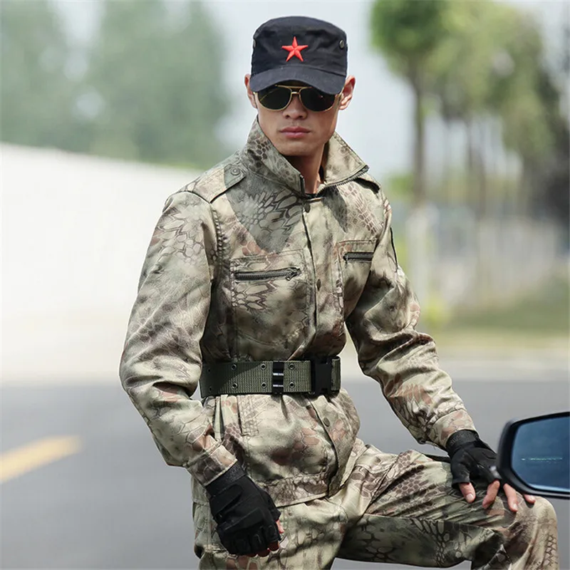Spring Autumn Military Uniform Combat Camouflage Army Jacket+Cargo Pans Men Tactical CS Uniforme Militar Working Clothes Female
Spring Autumn Military Uniform Combat Camouflage Army Jacket+Cargo Pans Men Tactical CS Uniforme Militar Working Clothes Female