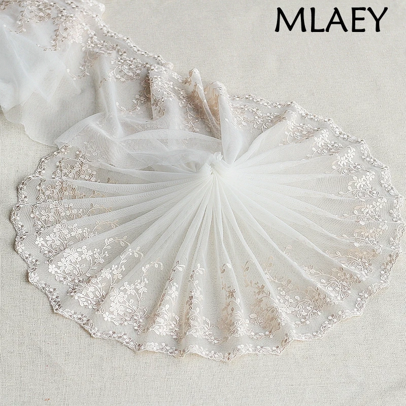 MLAEY 2Yards Off-white Embroidered Flower Lace Trim High Quality Lace Fabric DIY Craft&Sewing Dress Clothing Accessories
MLAEY 2Yards Off-white Embroidered Flower Lace Trim High Quality Lace Fabric DIY Craft&Sewing Dress Clothing Accessories