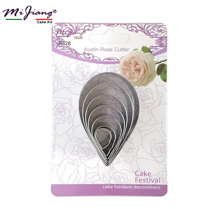 7pcs/set Stainless Steel Fondant Cake Decoration Petal Cutter Rose Flower Mold Cake Decorating Tools Kitchen Accessories A328
7pcs/set Stainless Steel Fondant Cake Decoration Petal Cutter Rose Flower Mold Cake Decorating Tools Kitchen Accessories A328
