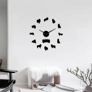 Sheltie Collie Dog Breed Mute Quartz DIY Wall Clock Sheltie Shetland Sheepdog Puppy Frameless Wall Watch Rough Collie Pet Clock
Sheltie Collie Dog Breed Mute Quartz DIY Wall Clock Sheltie Shetland Sheepdog Puppy Frameless Wall Watch Rough Collie Pet Clock