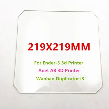 Borosilicate Glass plate 219X219X3mm heat bed for DIY Wanhao Duplicator i3 Anet A8 MP Maker Select 3D Printer
Borosilicate Glass plate 219X219X3mm heat bed for DIY Wanhao Duplicator i3 Anet A8 MP Maker Select 3D Printer