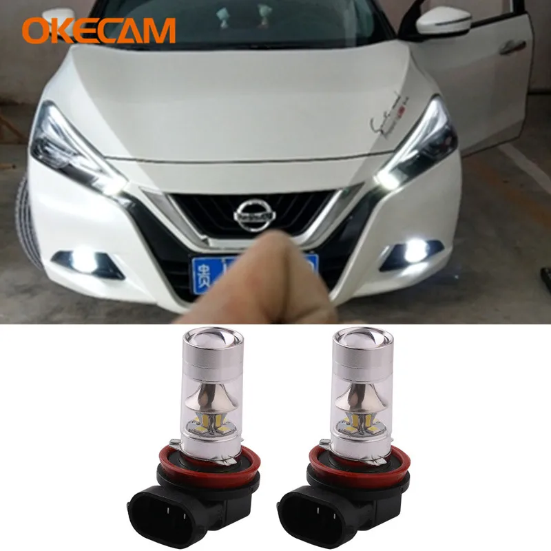 2x Car H8 H11 LED Fog Lamp Daytime Running Lights Bulb DRL White For Nissan Qashqai j11 j10 Tiida Trail Pathfinder 2005-2010
2x Car H8 H11 LED Fog Lamp Daytime Running Lights Bulb DRL White For Nissan Qashqai j11 j10 Tiida Trail Pathfinder 2005-2010