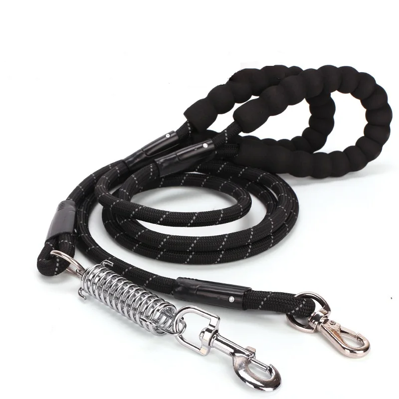 Dog Leash Reflective Comfort handle pet Lead spring Explosion-proof Round rope nylon Leashes pet Traction for medium large Dogs
Dog Leash Reflective Comfort handle pet Lead spring Explosion-proof Round rope nylon Leashes pet Traction for medium large Dogs