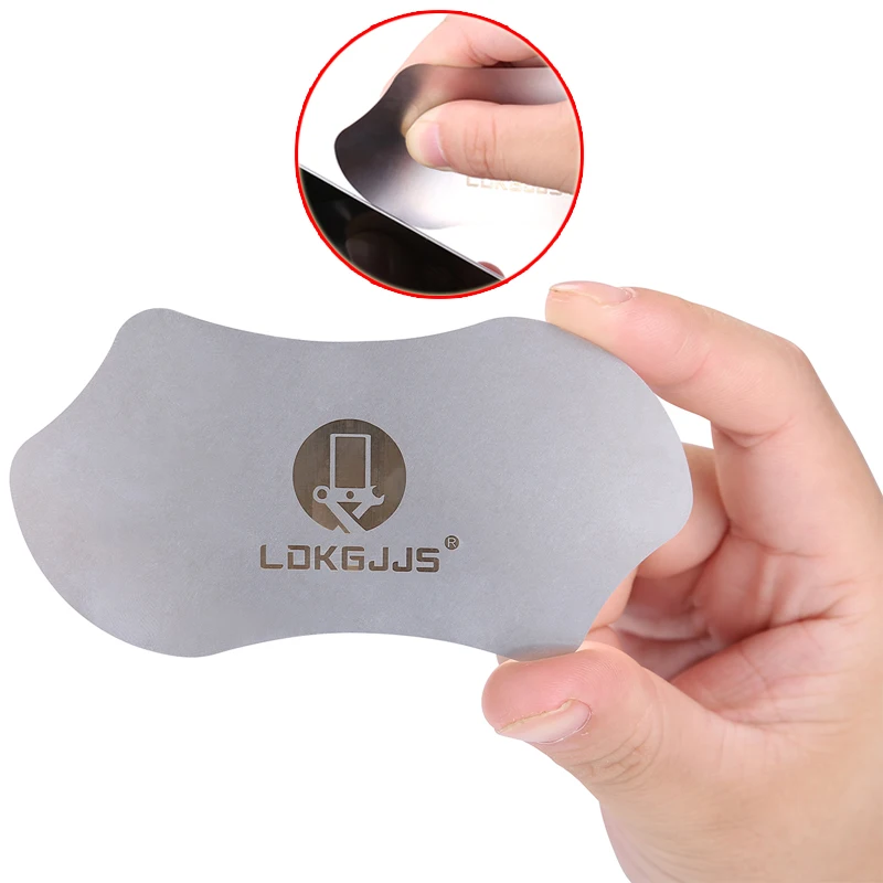 0.01mm Ultra-thin Stainless Steel Pry Spudger Disassemble Card for iPhone iPad Samsung Phone Repair Opening Tools Outillage
0.01mm Ultra-thin Stainless Steel Pry Spudger Disassemble Card for iPhone iPad Samsung Phone Repair Opening Tools Outillage