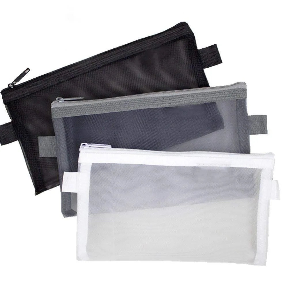 XRHYY Mesh Pencil Zipper Mesh Storage Bags Pen Case Holder Makeup Cosmetic Pouch Bag For School Office Supply Gift Stationery
XRHYY Mesh Pencil Zipper Mesh Storage Bags Pen Case Holder Makeup Cosmetic Pouch Bag For School Office Supply Gift Stationery